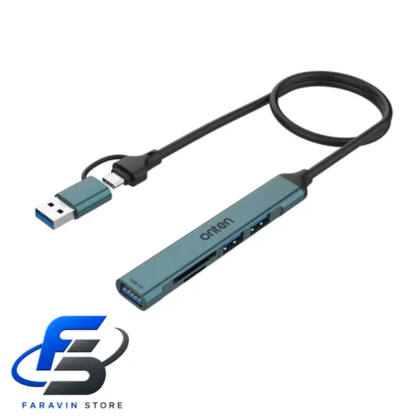 خرید و قیمت رم ریدر و هاب USB اونتن مدل OTN-9705
