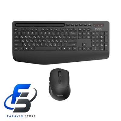 کیبورد و ماوس بیسیم تسکو مدل TKM 7025 W
