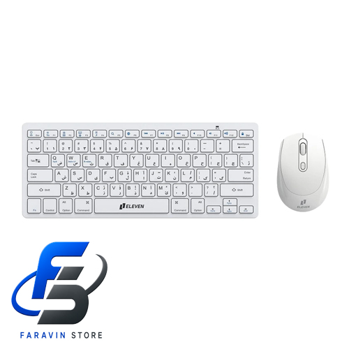 eleven-wk802-wireless-keyboard-and-mouse کیبورد و ماوس بیسیم ELEVEN مدل WK802